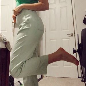 Pastel Green High Waisted Pants